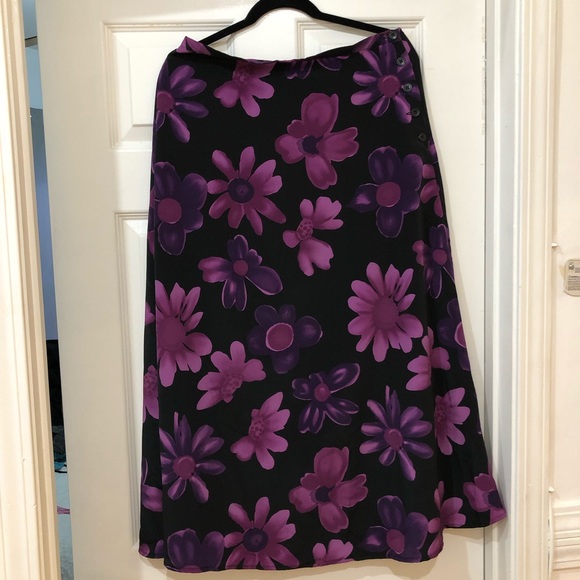 Jaclyn Smith Dresses & Skirts - 90’s Vintage Floral Maxi Skirt